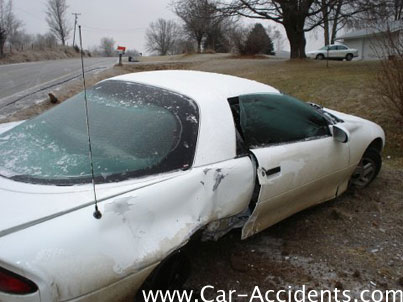 Chevy Camaro Accident Lost Control Runnells, Iowa