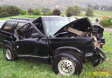 Chevy Blazer Accident