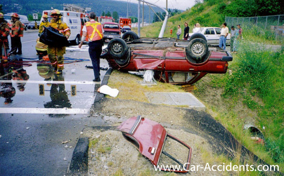  Flip Over Accident: Broken Neck Canada