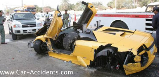 Lamborghini Murcielago Accident