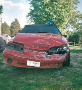 Mustang Cobra Accident