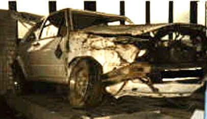 VW Golf MK II 75 PS Crash