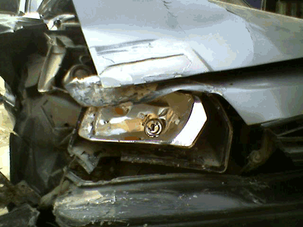 Honda Civic Accident with Truck