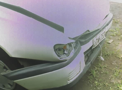 Nissan Pulsar Wreck, Crash