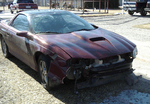 Camaro Wrecked 