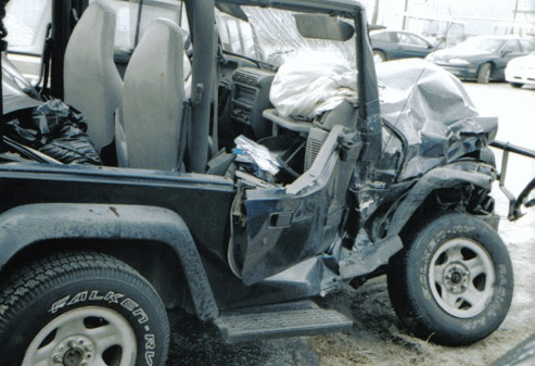 Jeep Wrangler Crash