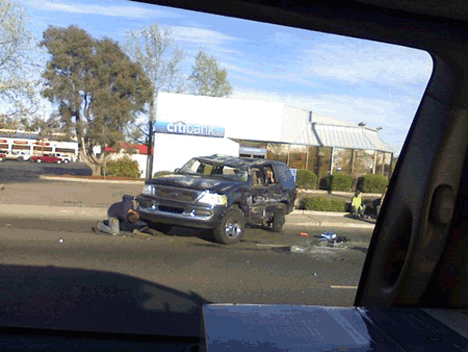 Ford Expedition Versus 4Runner Accident