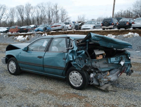 Ford Taurus Auto Crash