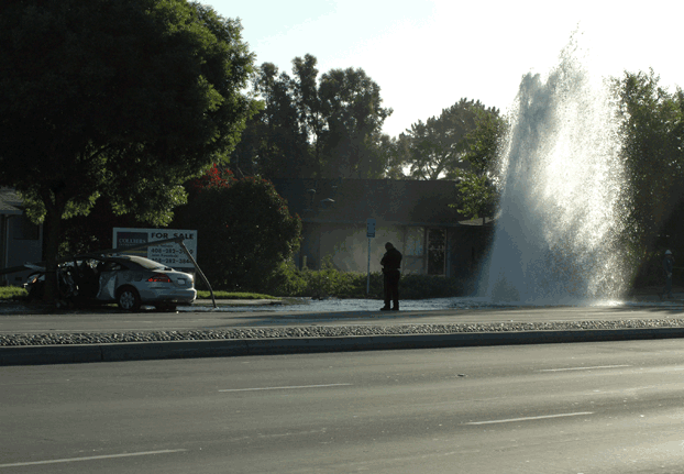 Fire Hydrant Crash