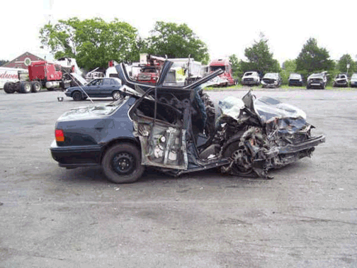 Honda car crash #5