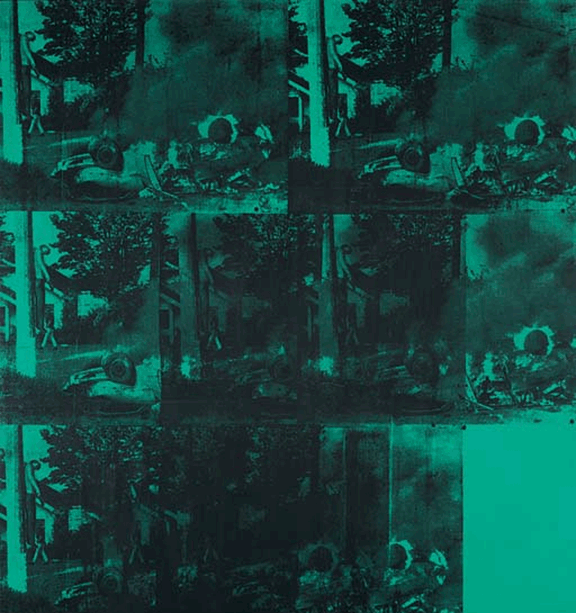 Green Car Crash by Andy Warhol
