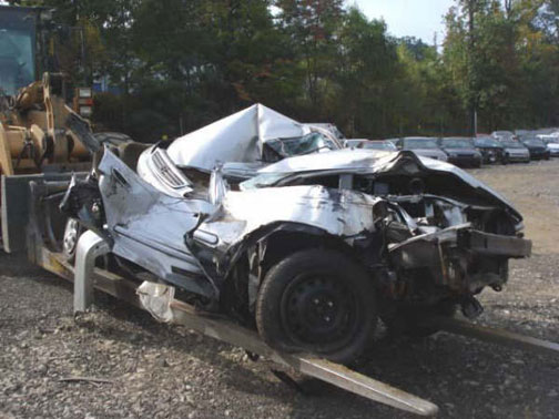 Honda car crash #1