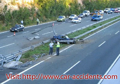 Twisted Highway Wreck Crash