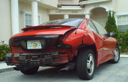 Pontiac Sunfire Crash: