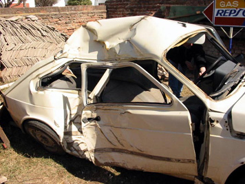 Argentina auto wreck