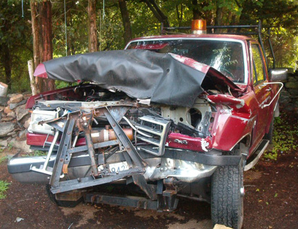 Rhode island crash accident truck car