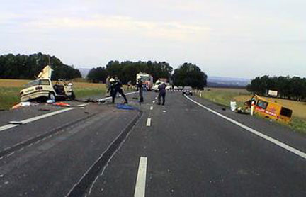 Czech crash accident