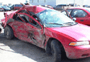 Dodge Stratus crash