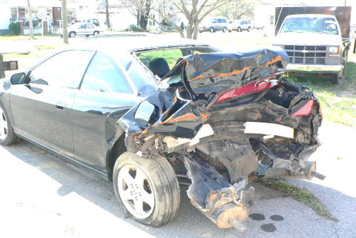 Honda Rear End Crash