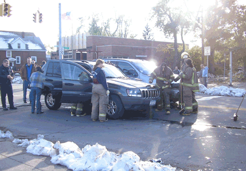 Jeep Crash at Intersection