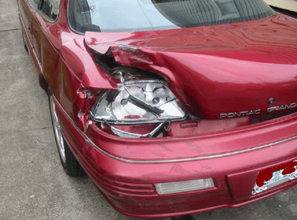 Pontiac Grand Am Crash