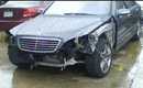 Mercedes S class Crash