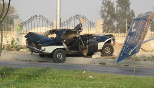 Peugeot 504 Massive Accident