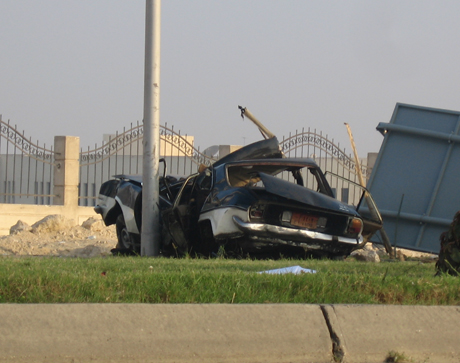 Peugeot Car Accident Cairo, Egypt