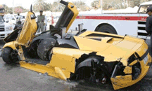 Lamborghini Car Accident Pictures