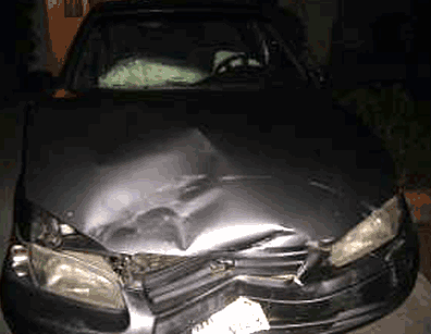 Toyota Camry crash