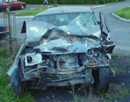 Renault 5 Bad Crash