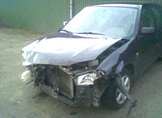 Denmark mazda car accident