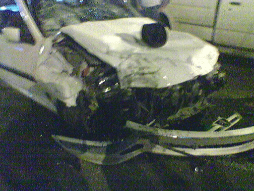 Peugeot Highway Crash Tehran, Iran
