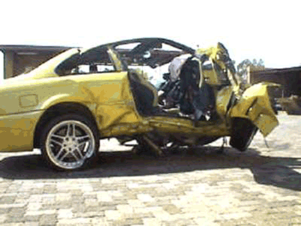 BMW M3 Fatal Car Accident Johannesburg, South Africa