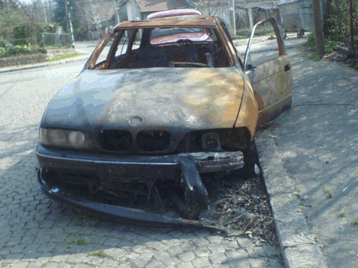 BMW Fire Belgrade, Serbia