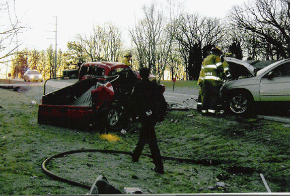 Chevrolet Colorado Crash Elgin, IL.. Bowes Rd. 