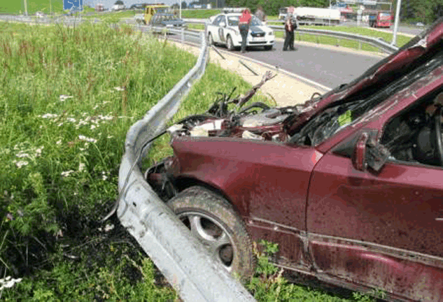 Riga Latvia Auto Crash Pic