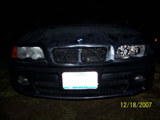 BMW deer crash
