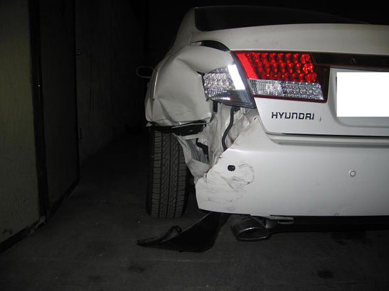 Hyundai crash photo