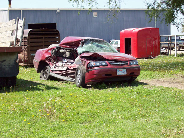 Chevy impala crash accident