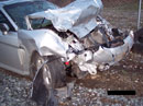 Hyundai Tiburon Crash