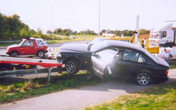 BMW Towed Off