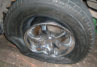 Montero Tire Issue