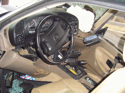 BMW Interior Accident