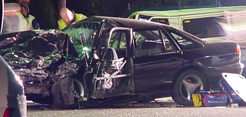 Holden Commodore Crash Pic
