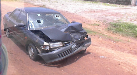 Gambia Car crash Pic