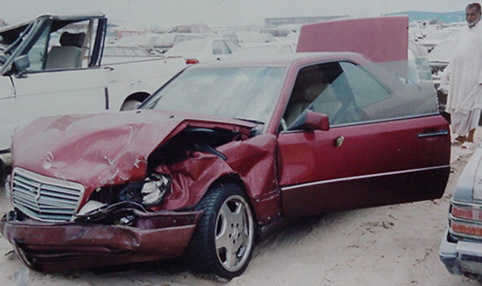 Merecedes Car Accident