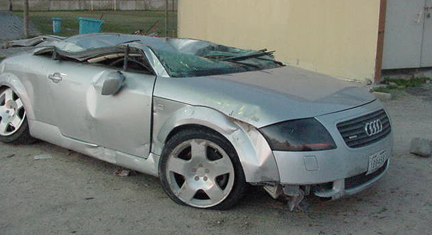 Audi TT Wrecked