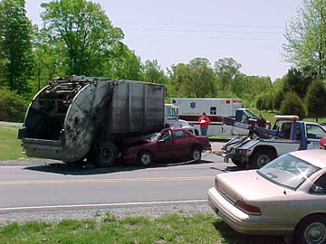Dump Truck Crash Pic