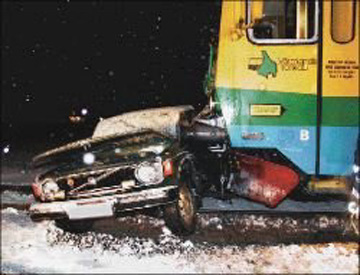 Volvo Train Crash